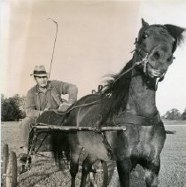 Dave Godfrey and Horse